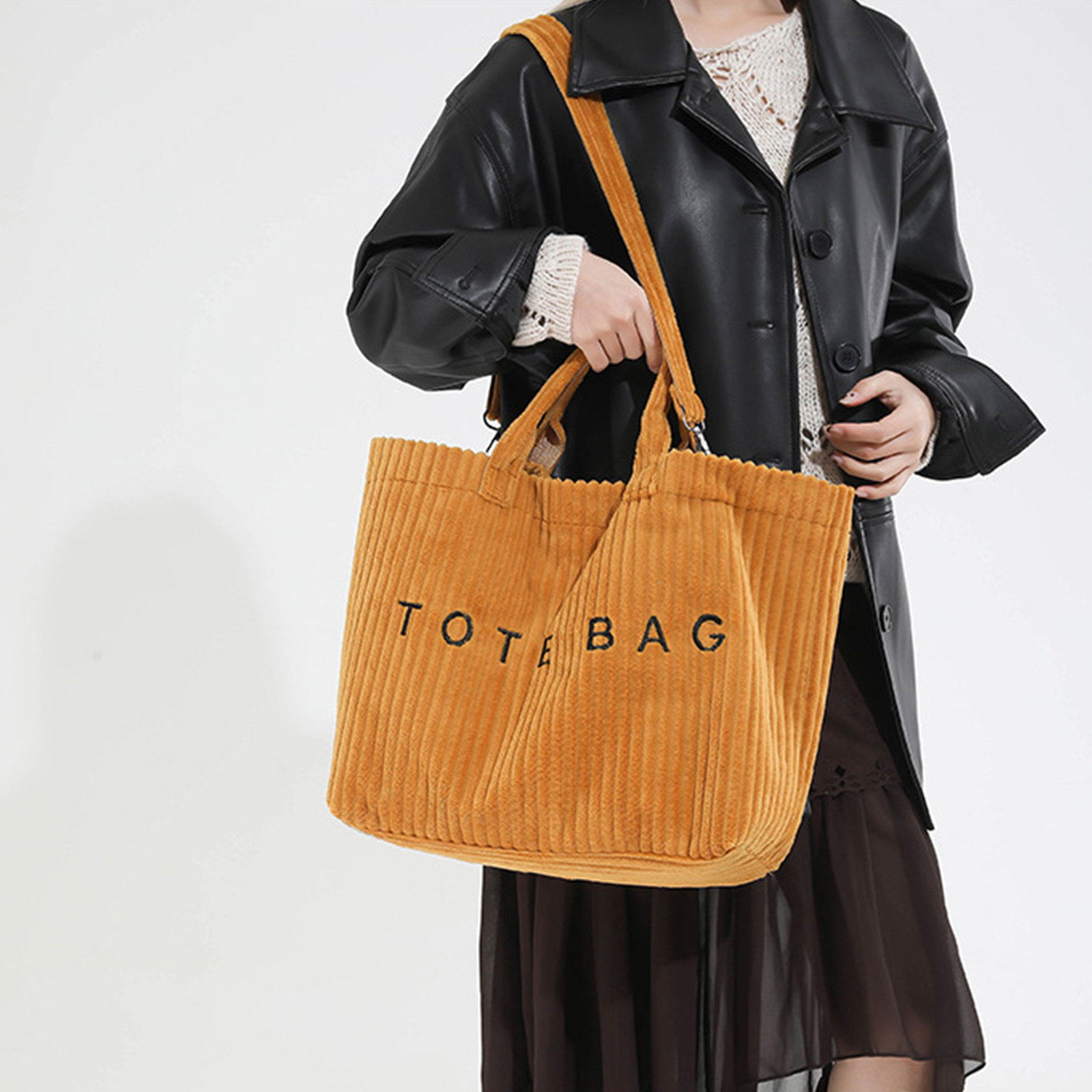 Women Bags For Office Use - High Sense Letter Print Tote Bag