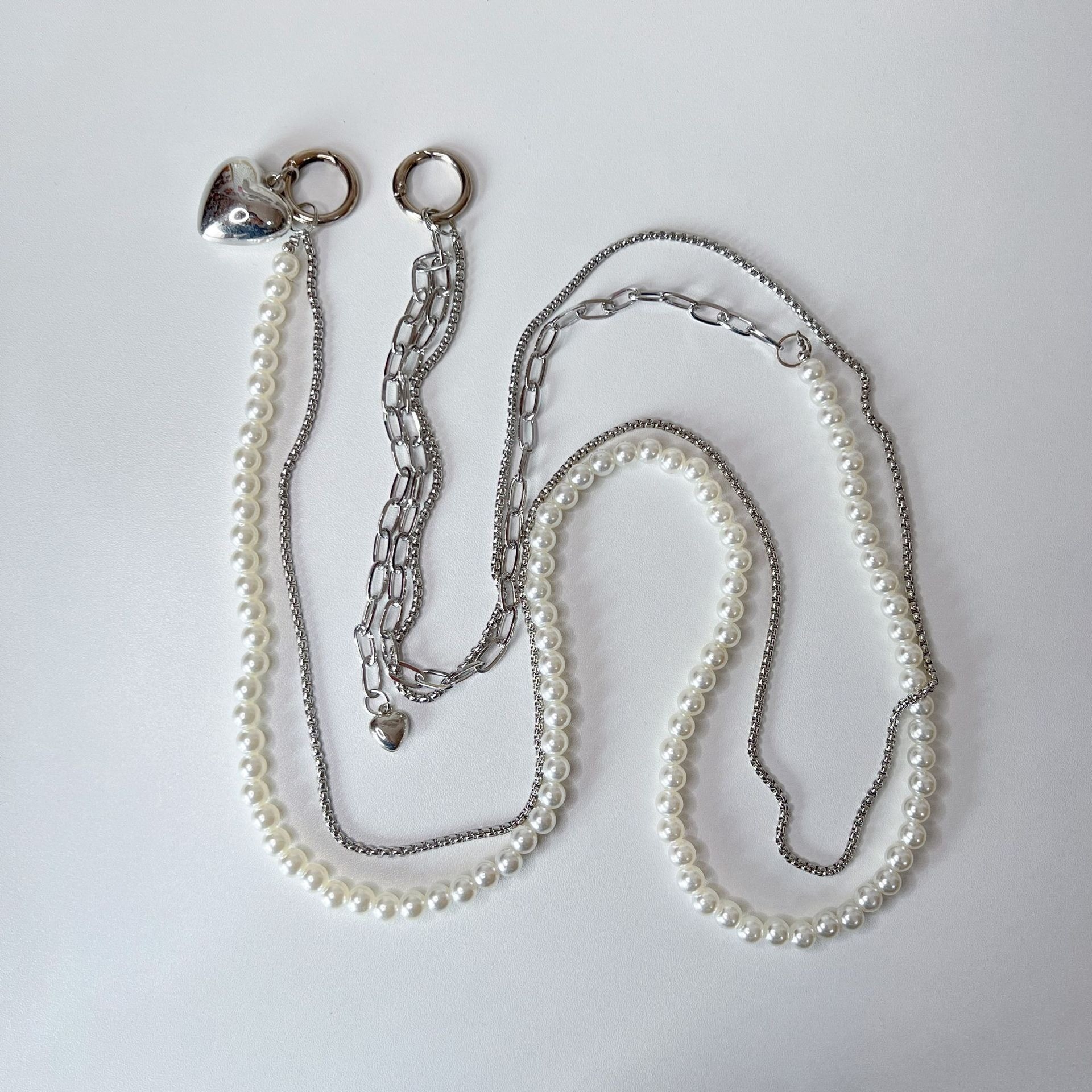 Women Bags Pictures - Long Pearl Phone Lanyard Handmade Bead