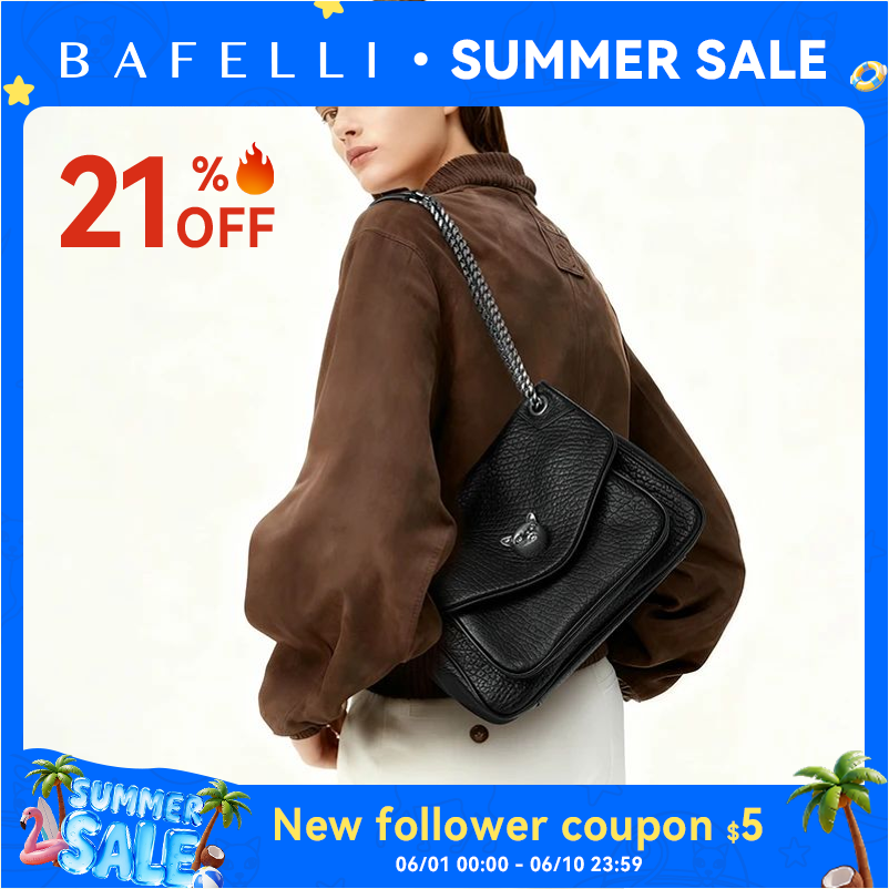 Women Bags 2026 Trends - BAFELLI Trendy Chained Tote Bag for