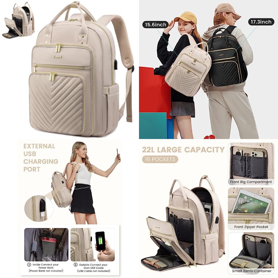 Women'S Bags For Work - Laptop Backpack Women Teacher Backpack, Laptop