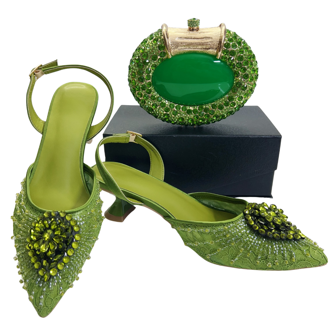 Clutch Bag Evening - Italian Designer Evening Shoes With Clutch
