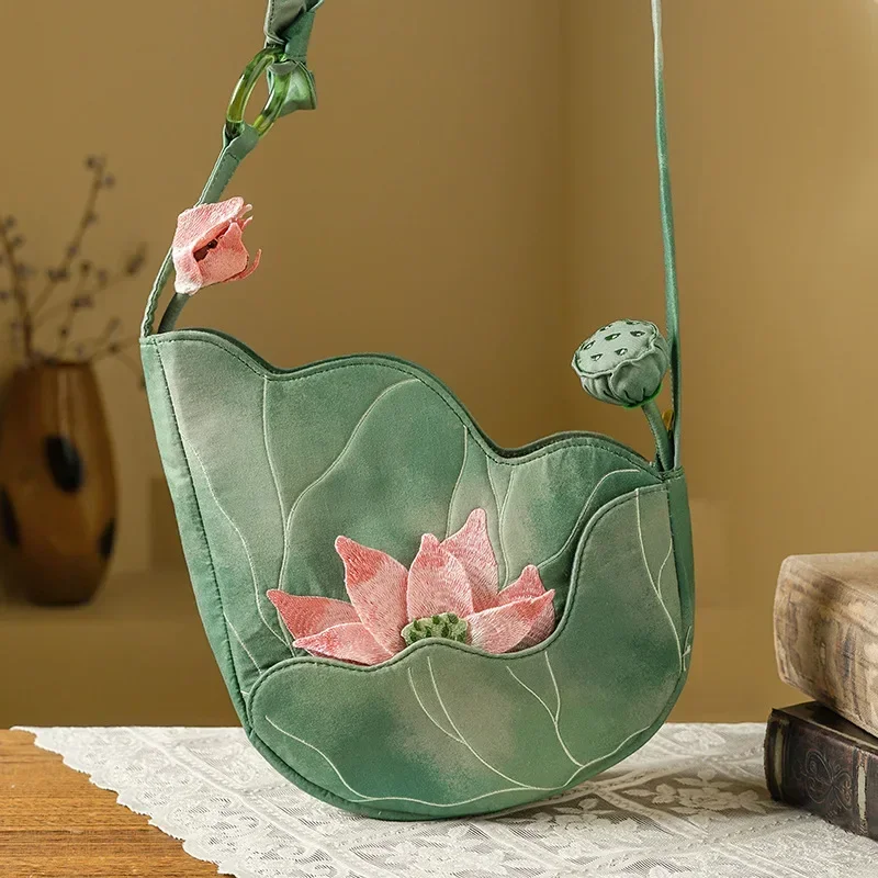 Elegant Chinese Style Lotus Le - Women'S Bags New Collection บทวิจารณ์และราคา