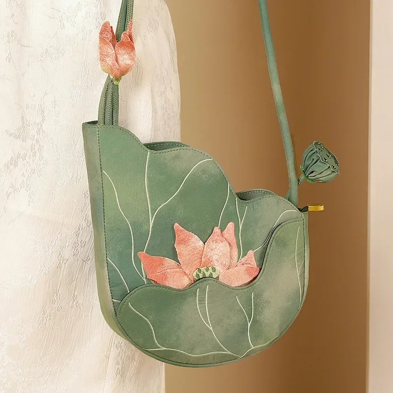 Elegant Chinese Style Lotus Le - Women'S Bags New Collection บทวิจารณ์และราคา