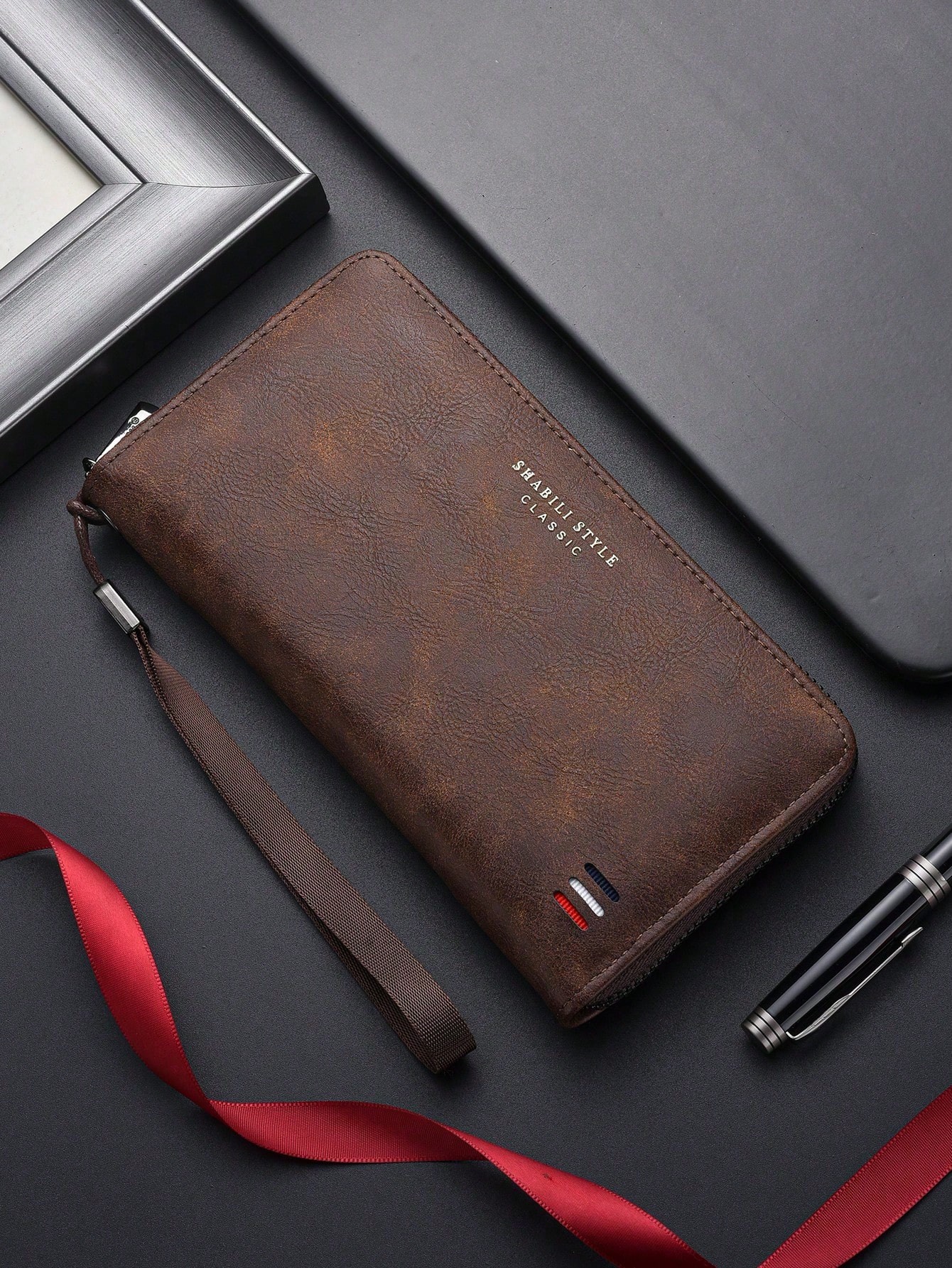 SHABILI 1pc Solid Color PU Lea - Women Bags For Office Use บทวิจารณ์และราคา