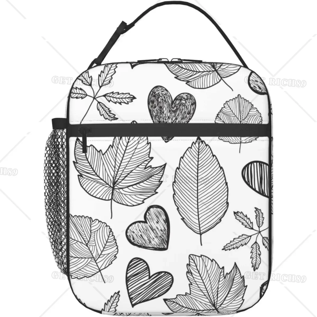 Leaves Hand Drawn Autumn Porta - Women Hand Bags For Office บทวิจารณ์และราคา