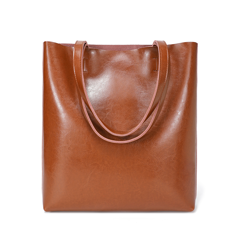 Women's Natural Cow Leather Ba - Women Hand Bags For Office บทวิจารณ์และราคา