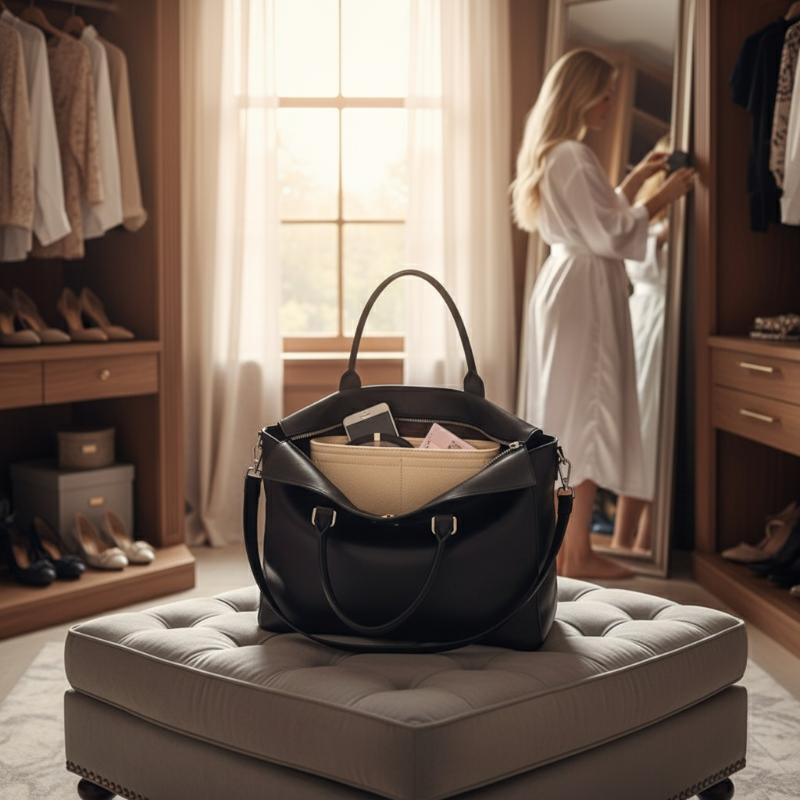 Women Felt Fabric Purse Organi - Women Bags For Office Use บทวิจารณ์และราคา