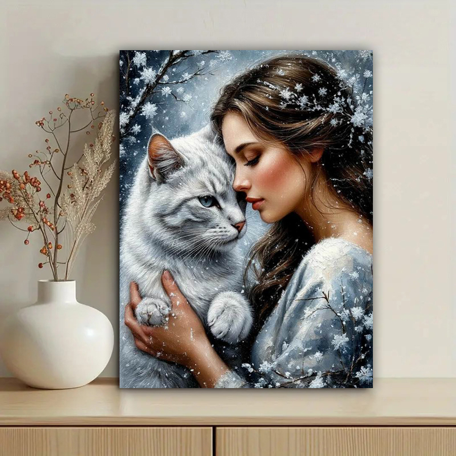 Women and Cats Diy Diamond Art - Women'S Bags New Collection บทวิจารณ์และราคา