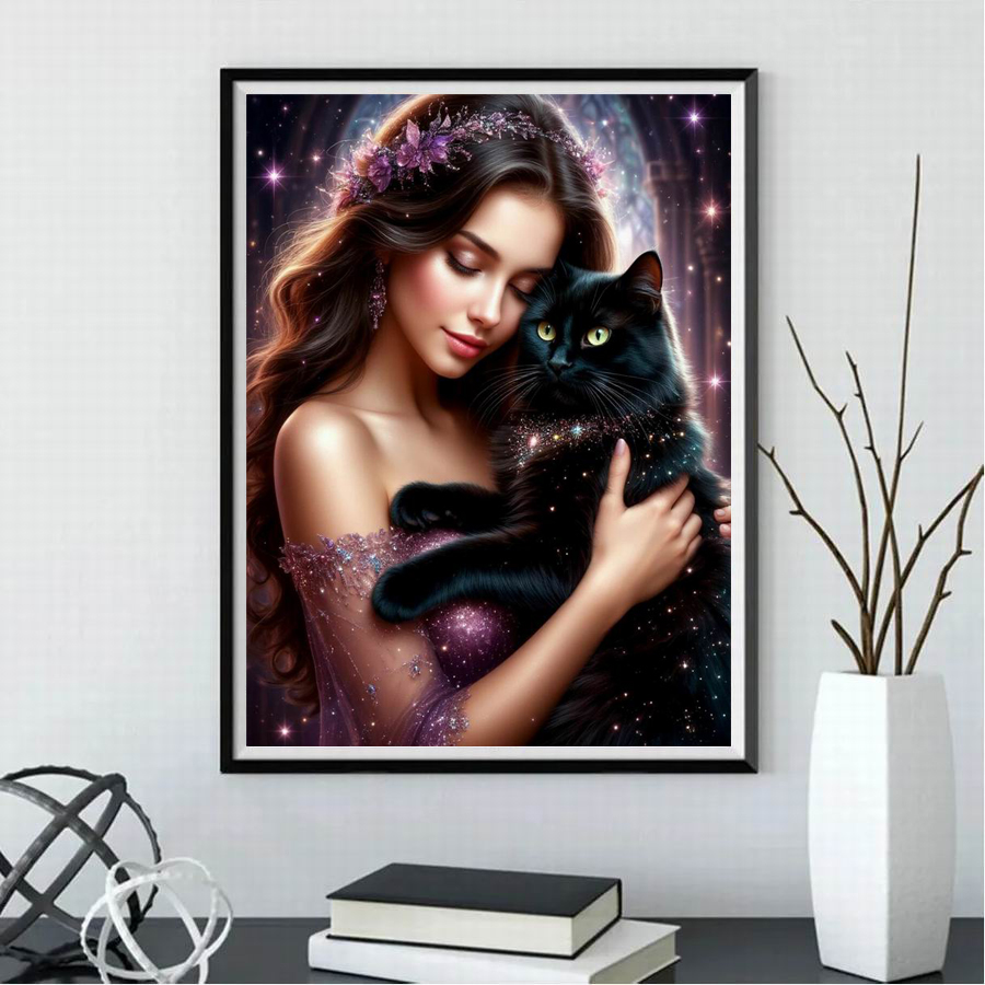 Women and Cats Diy Diamond Art - Women'S Bags New Collection บทวิจารณ์และราคา