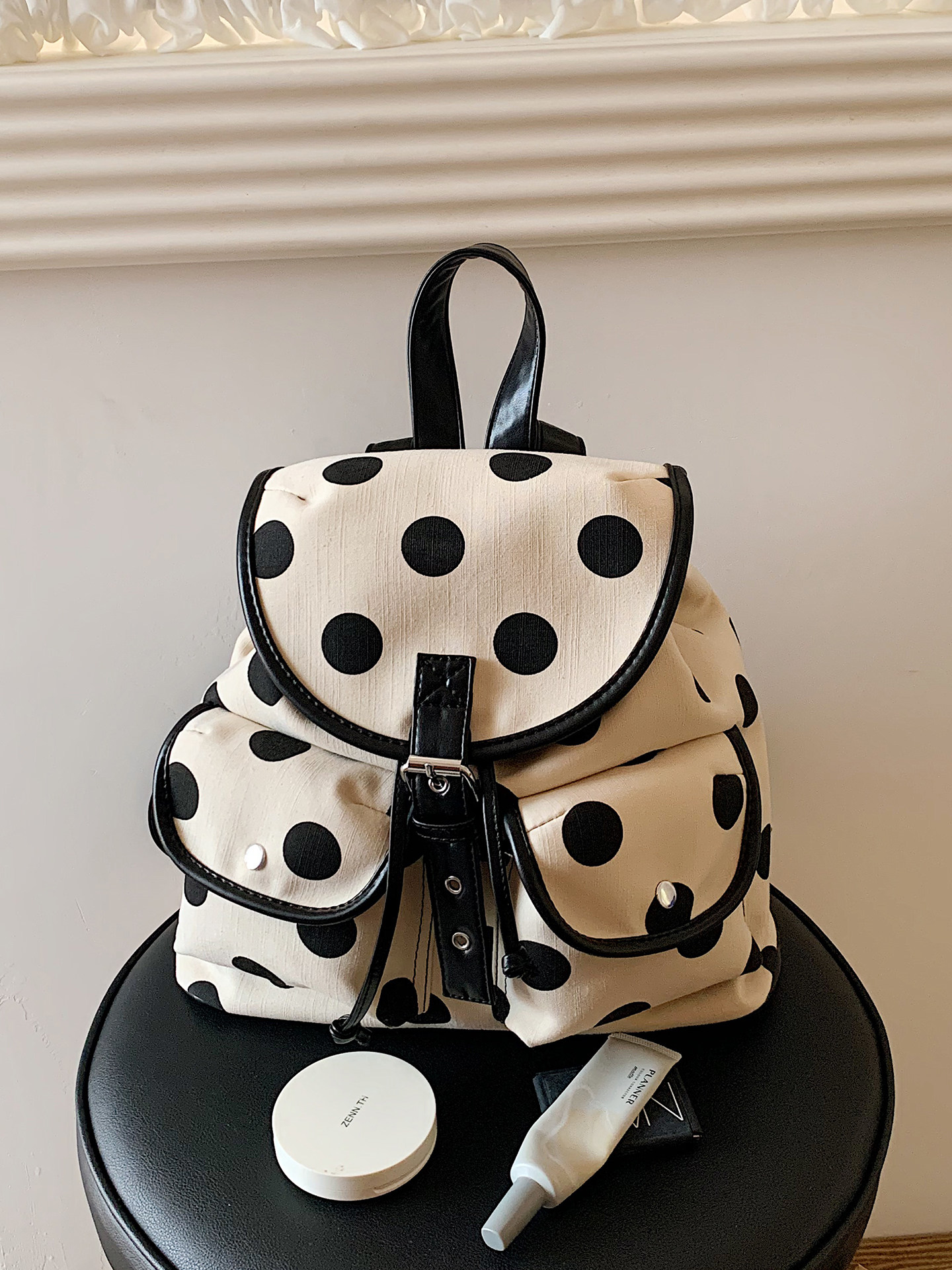 Fashion Polka Dot Backpack Wom - Women Bags In Trend บทวิจารณ์และราคา