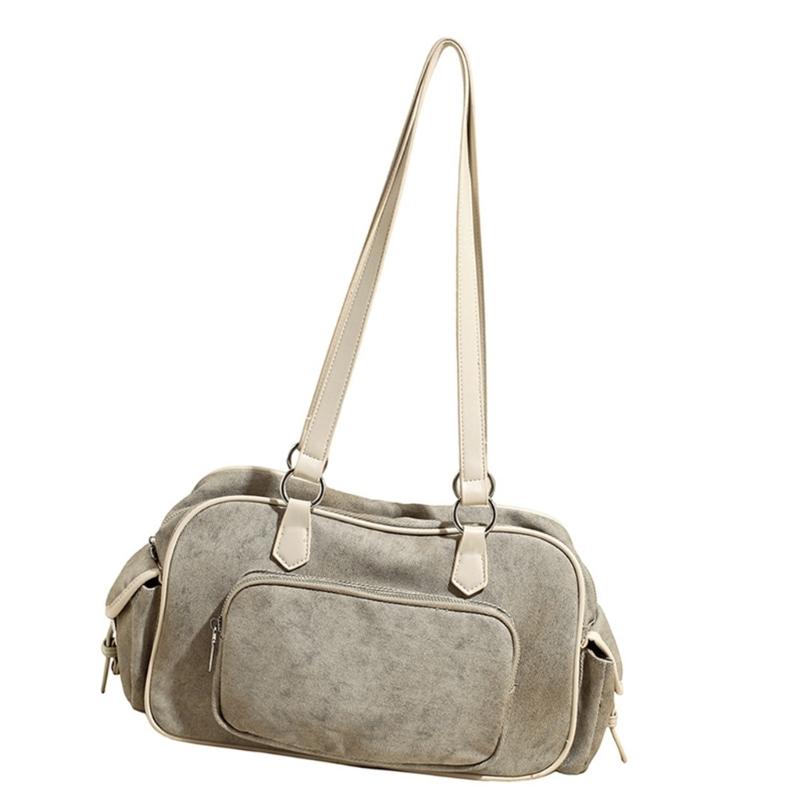 X5XA Modern PU Handbag With St - Women Bags For Office Use บทวิจารณ์และราคา