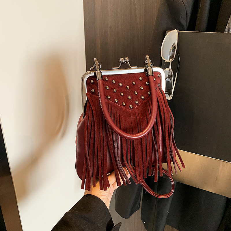 Women's Fashion Rivet Handheld - Women'S Bags New Collection บทวิจารณ์และราคา