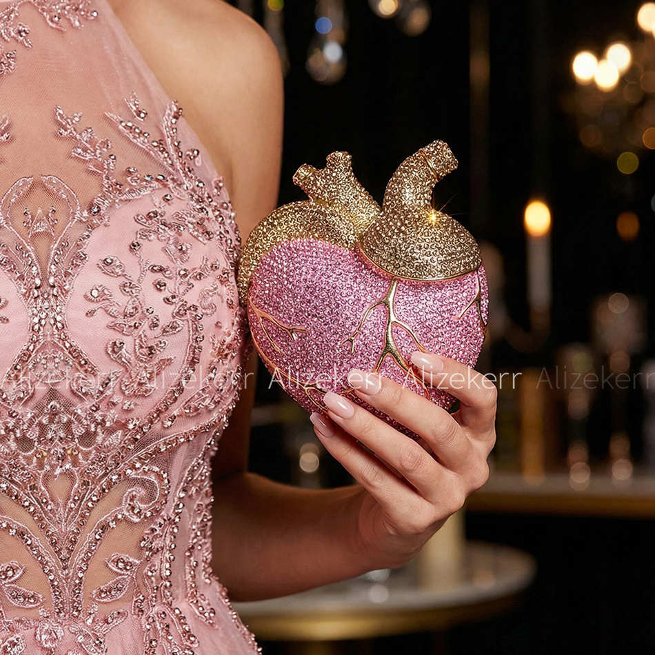 Alizekerr Heart Shaped Diamond - Women Bags 2026 Trends บทวิจารณ์และราคา