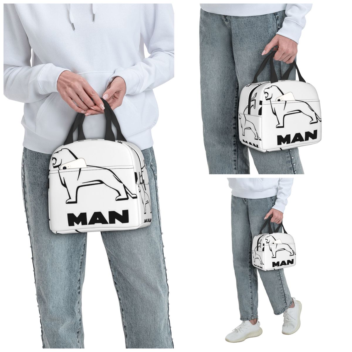 Man Truck Bus Dual-use Logo In - Women Bags For Office Use บทวิจารณ์และราคา