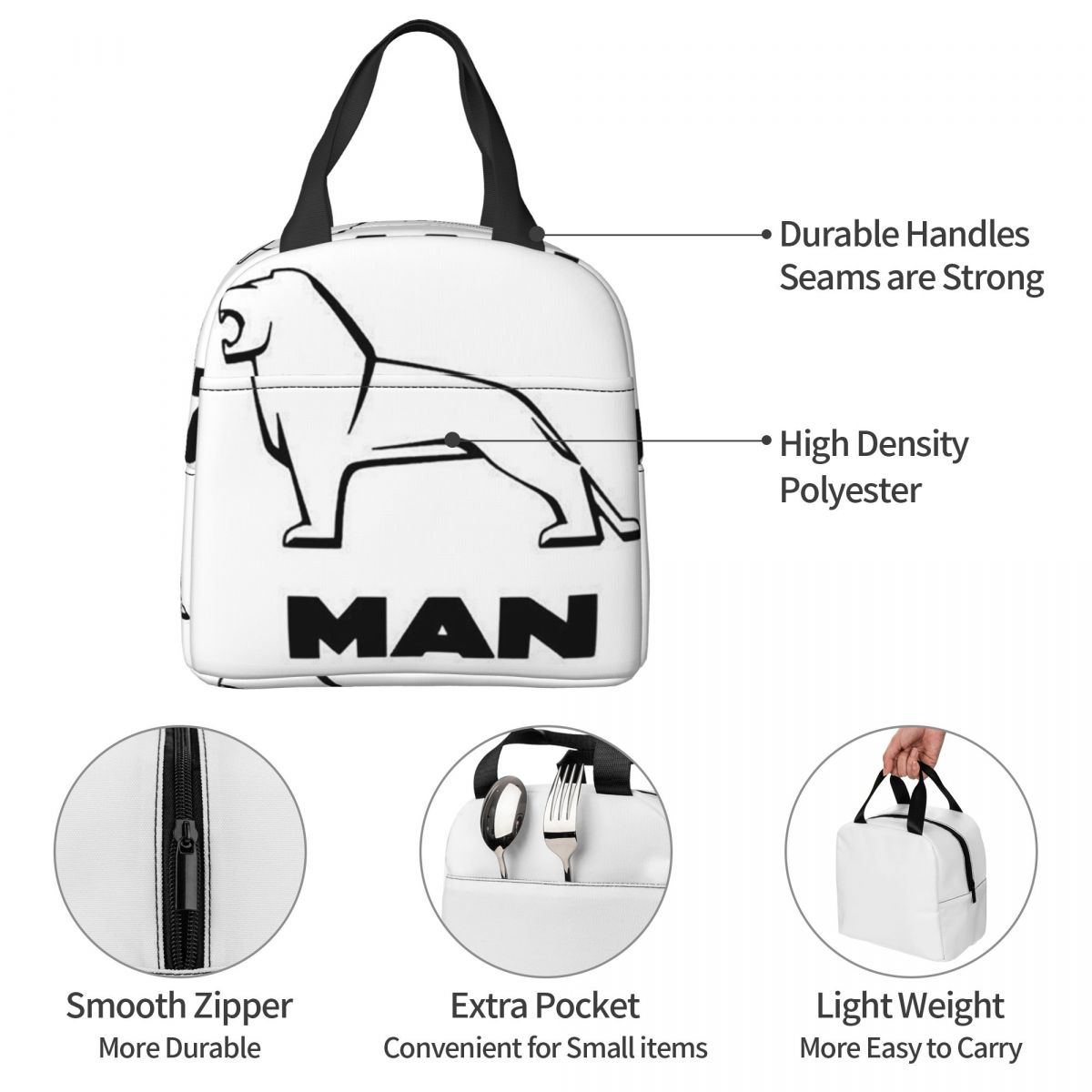 Man Truck Bus Dual-use Logo In - Women Bags For Office Use บทวิจารณ์และราคา