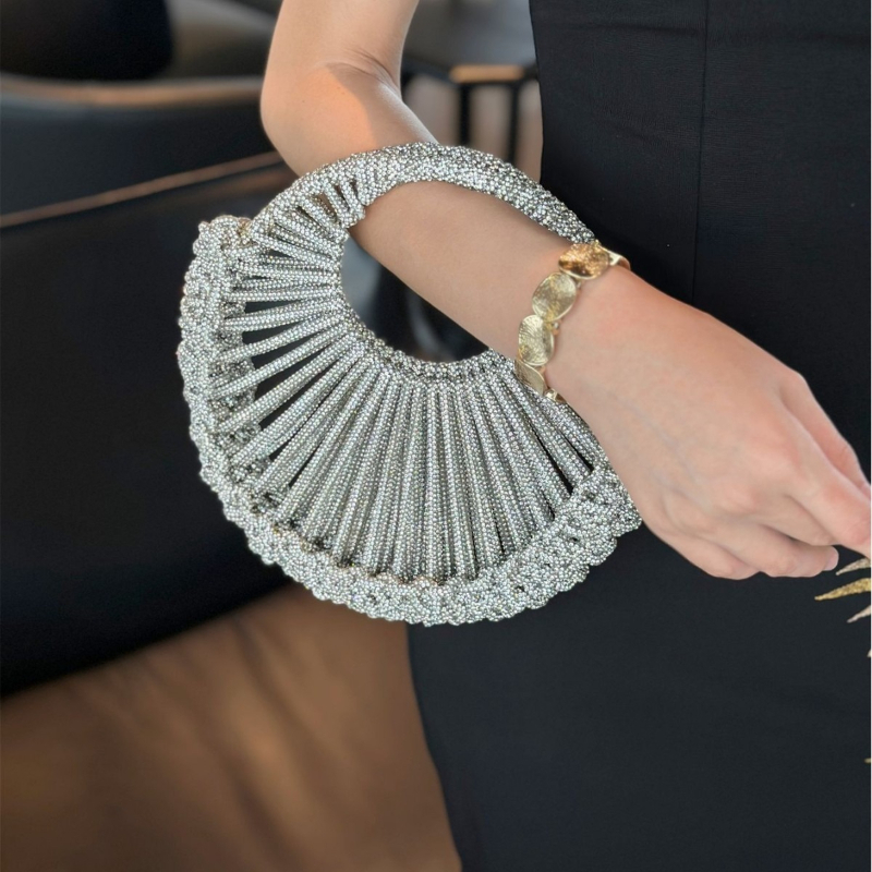 Shiny Clutch Evening Bag Femal - Women Bags In Trend บทวิจารณ์และราคา