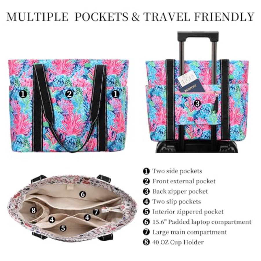 Tote Bag for Women with Laptop - Women'S Bags For Work บทวิจารณ์และราคา