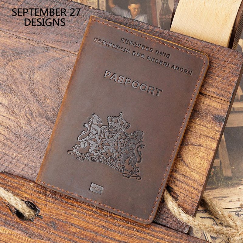 Netherlands Passport Cover Men - Women Bags Netherlands บทวิจารณ์และราคา