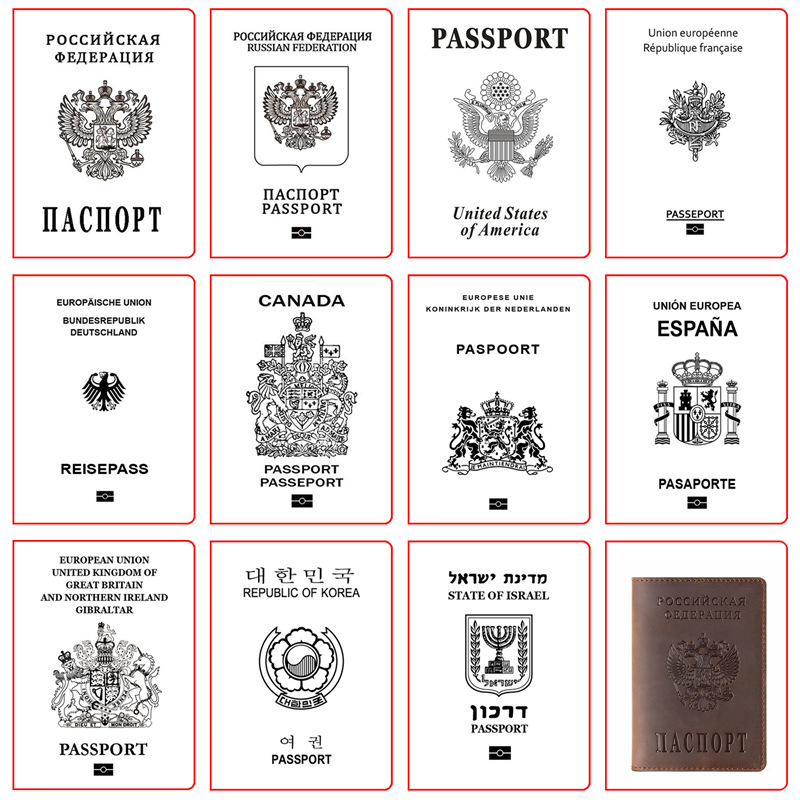 Netherlands Passport Cover Men - Women Bags Netherlands บทวิจารณ์และราคา