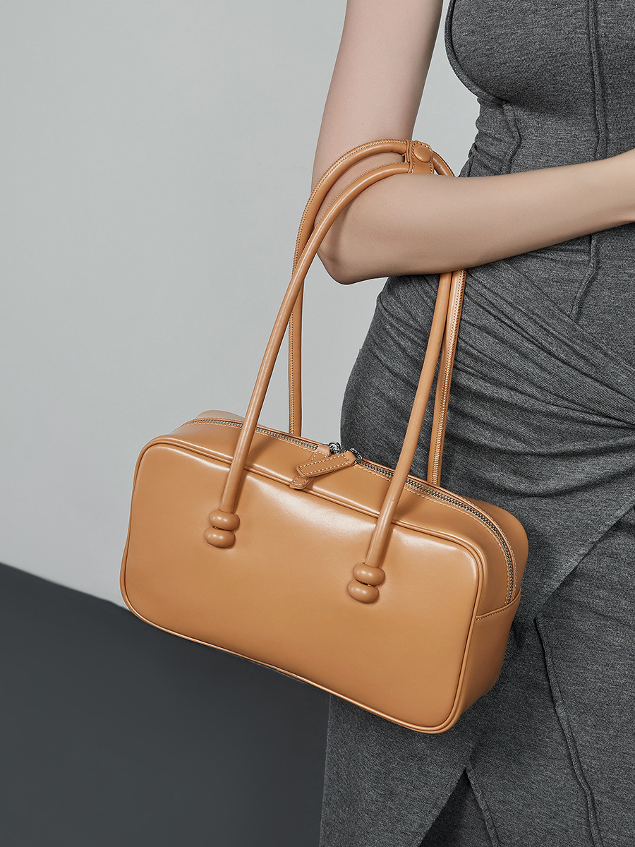 Ladies Genuine Leather Handbag - Women Hand Bags For Office บทวิจารณ์และราคา