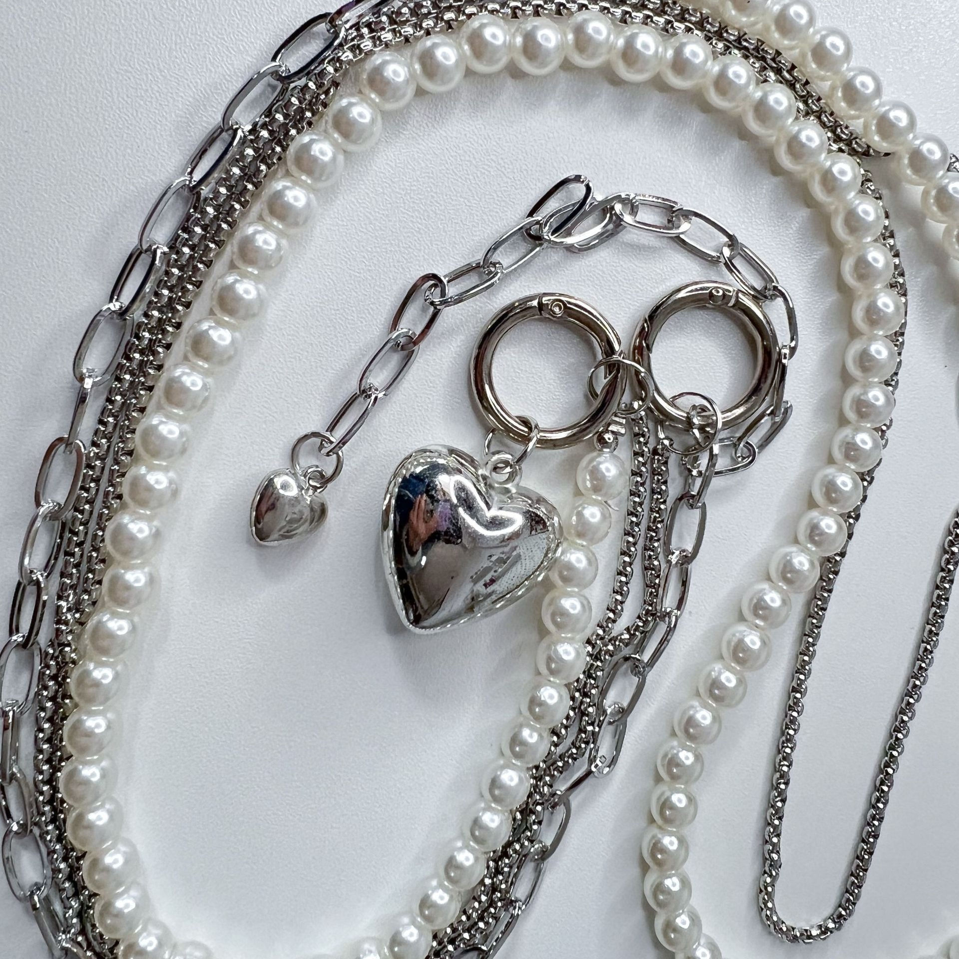 Long Pearl Phone Lanyard Handm - Women Bags Pictures บทวิจารณ์และราคา