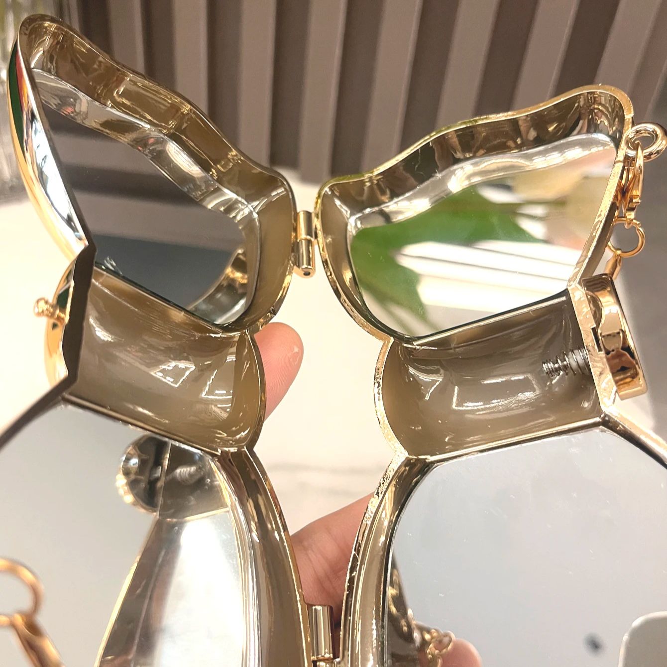 Golden Evening bag  Purses and - Clutch Bag Evening บทวิจารณ์และราคา