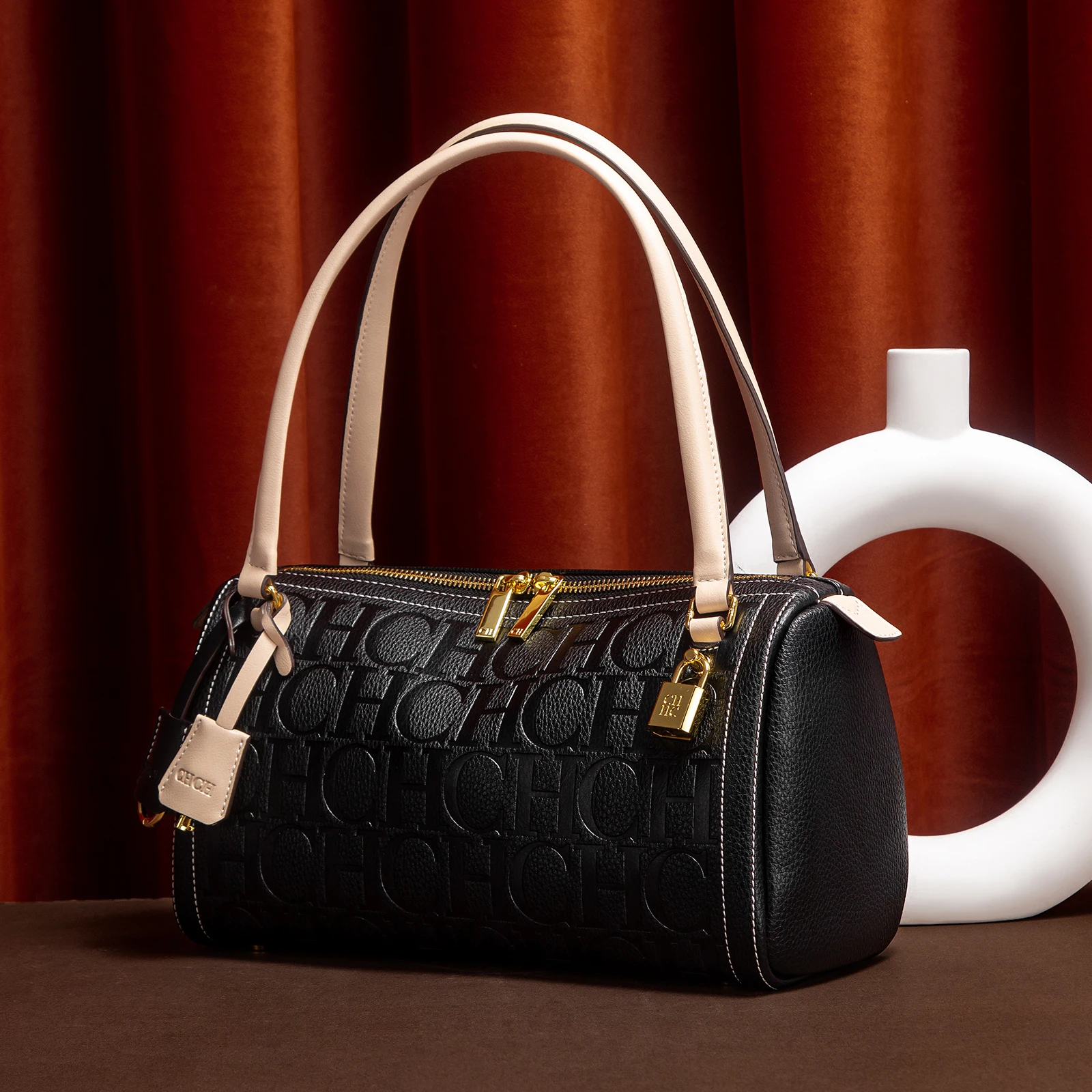 C-H Women's Boston Bag Autumn  - Women'S Bags New Collection บทวิจารณ์และราคา