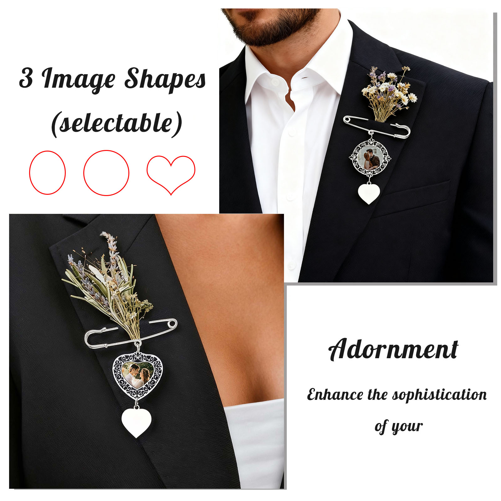 Custom Picture Badge Brooches  - Women Bags Pictures บทวิจารณ์และราคา