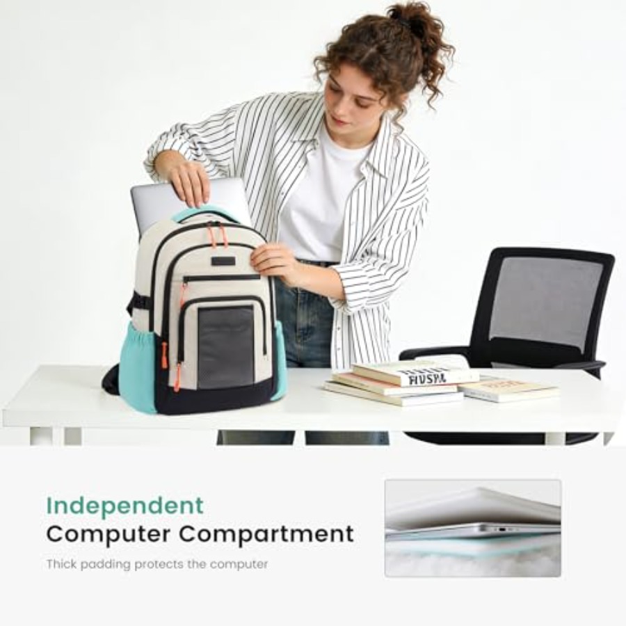 Laptop Backpack for Women with - Women'S Bags For Work บทวิจารณ์และราคา