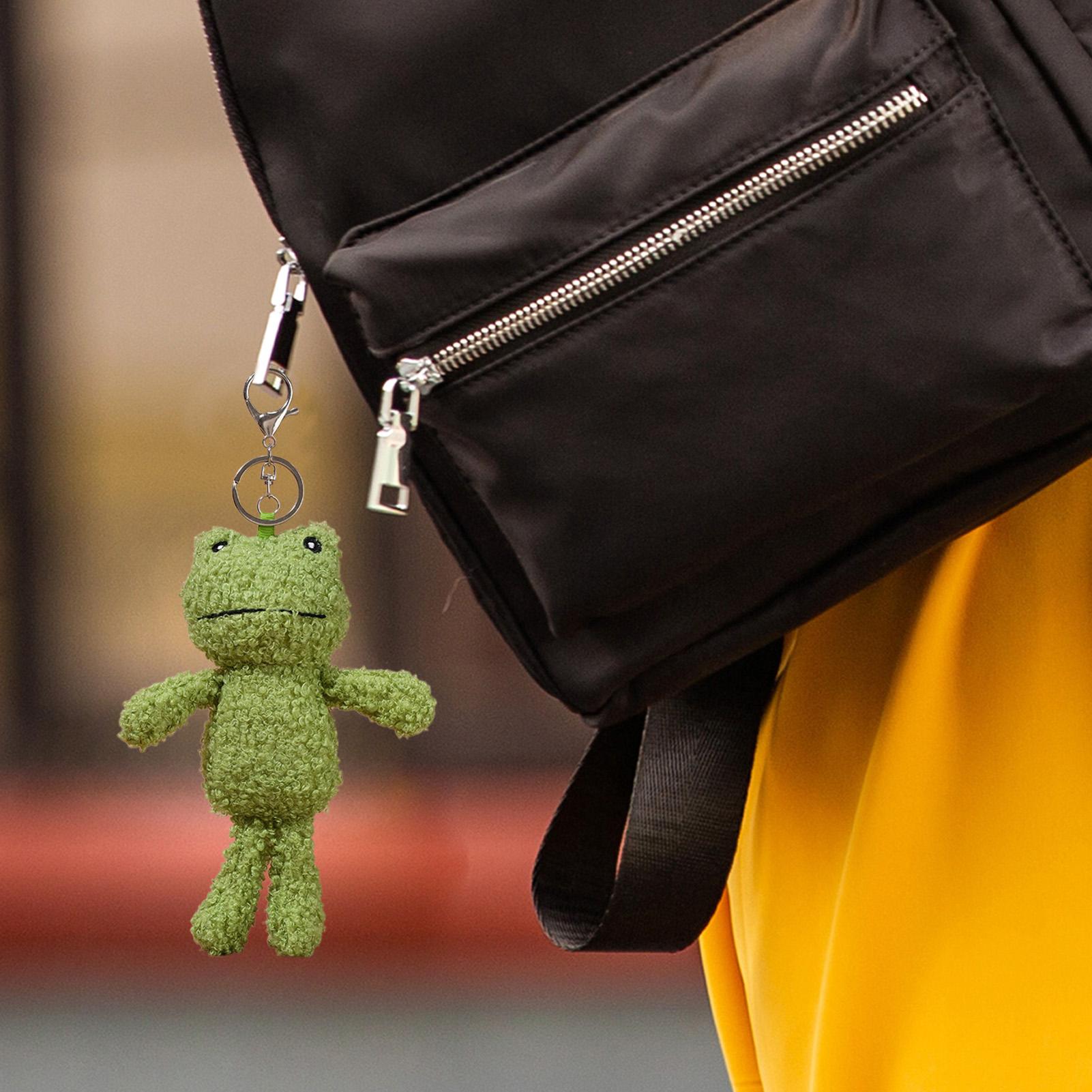 Plush Frog Keychain Bag Charm  - Women'S Bags New Collection บทวิจารณ์และราคา