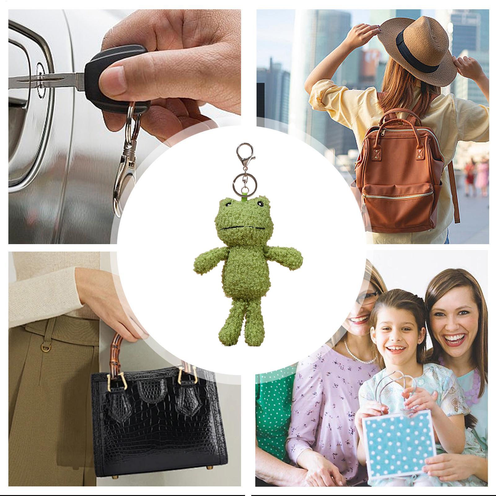 Plush Frog Keychain Bag Charm  - Women'S Bags New Collection บทวิจารณ์และราคา
