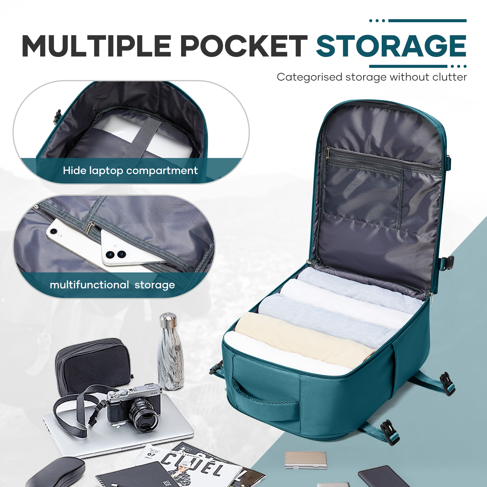 Ryanair Hand Luggage 40x30x20  - Women Hand Bags For Office บทวิจารณ์และราคา