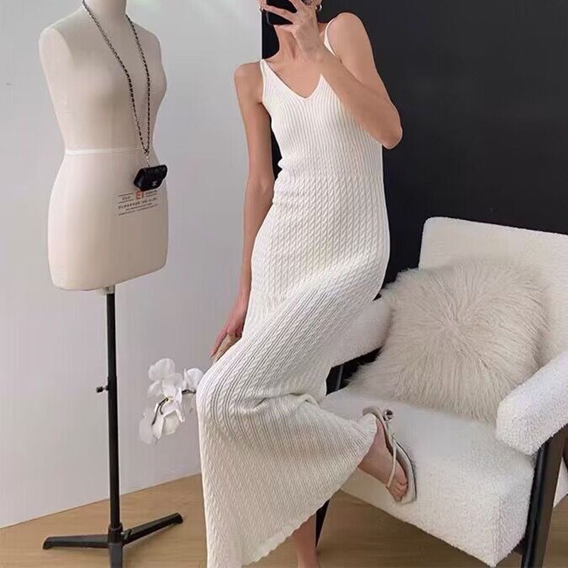Strap Knitted Dress Summer New - Women'S Bags New Look บทวิจารณ์และราคา