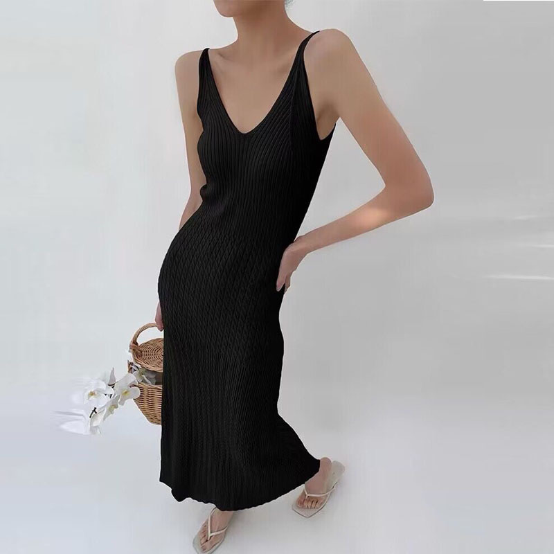 Strap Knitted Dress Summer New - Women'S Bags New Look บทวิจารณ์และราคา