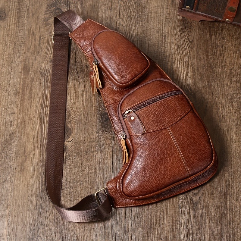 Genuine Leather Chest Bag for  - Women Bags Polene บทวิจารณ์และราคา