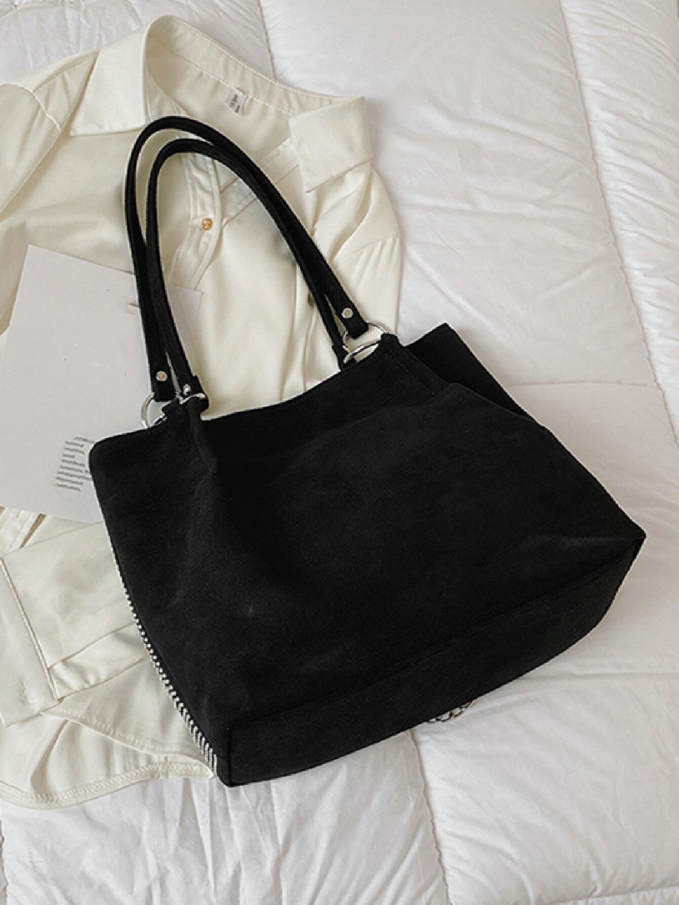 Waterproof PU Bag with Rhinest - Women Bags For Office Use บทวิจารณ์และราคา