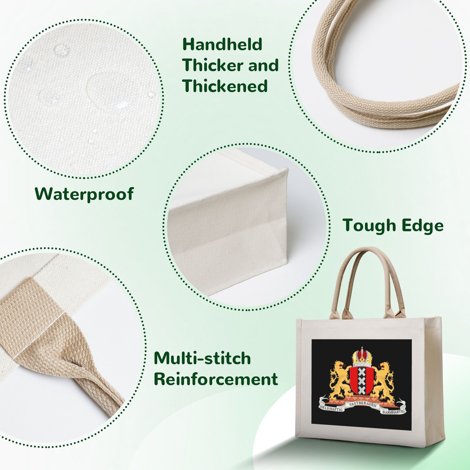 Custom Amsterdam Coat Of Arms  - Women Bags Netherlands บทวิจารณ์และราคา