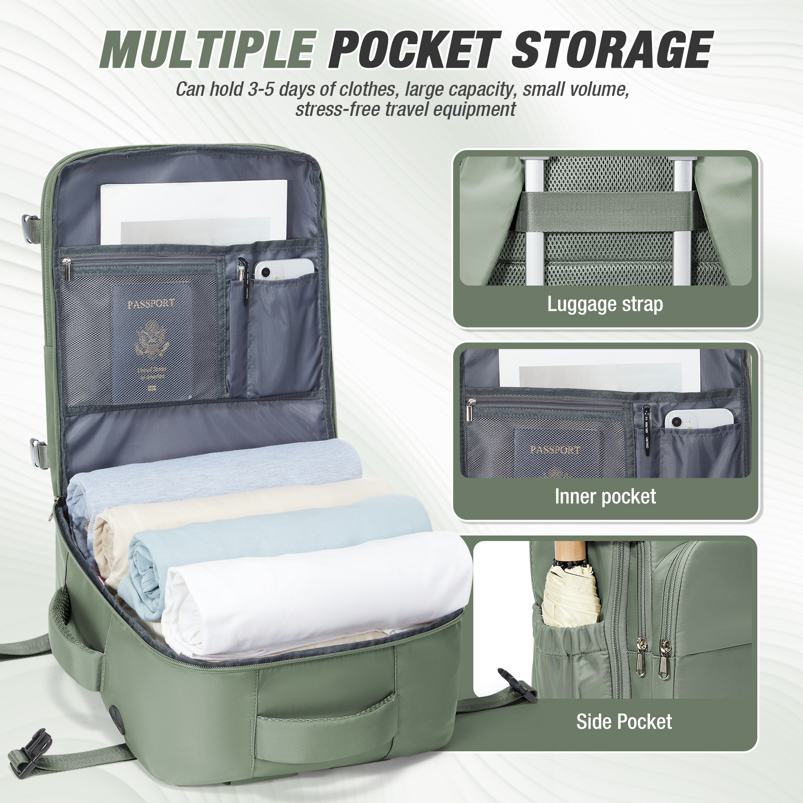 Travel Backpack Hand Luggage A - Women Hand Bags For Office บทวิจารณ์และราคา