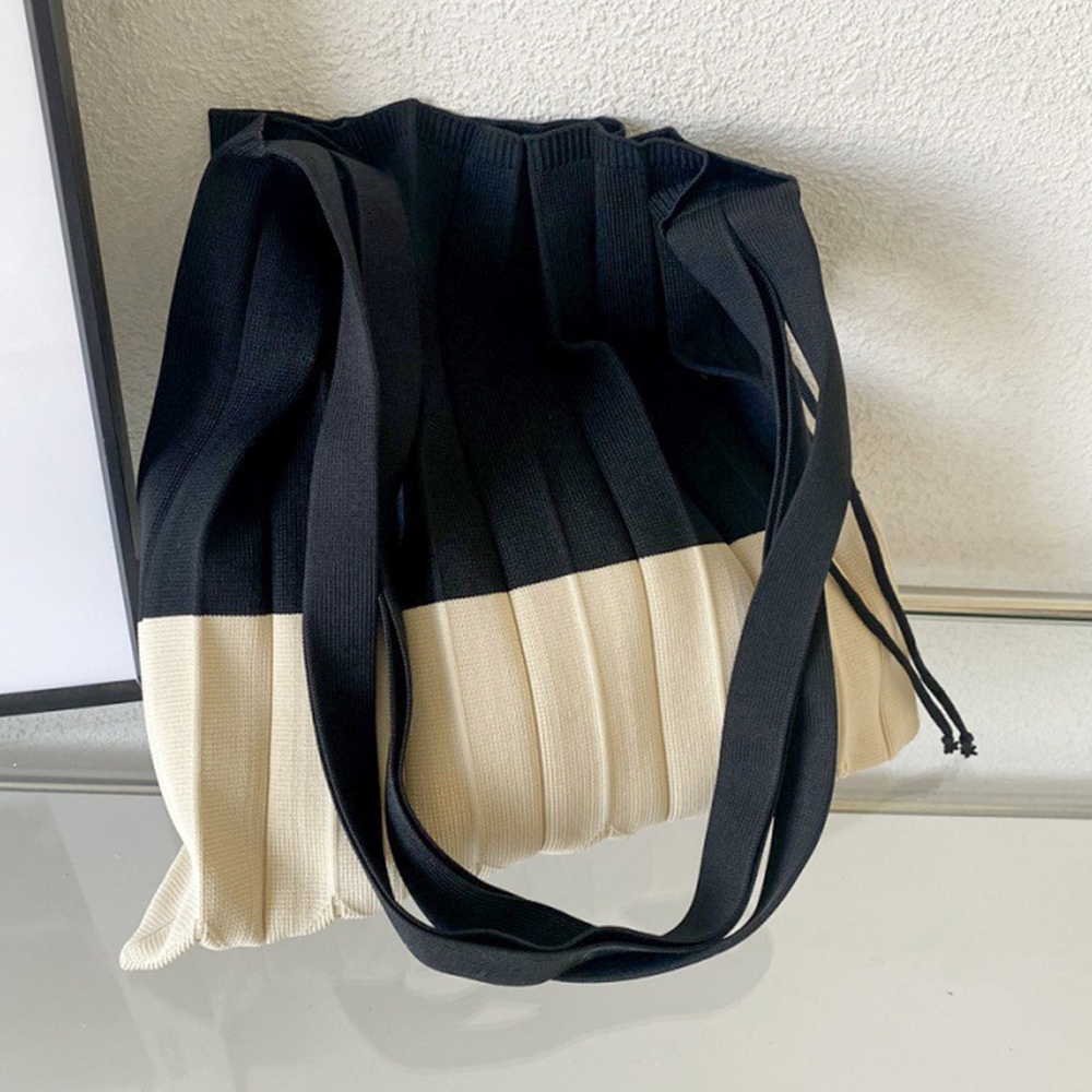 Knitted Foldable Storage Handb - Women Bags In Trend บทวิจารณ์และราคา