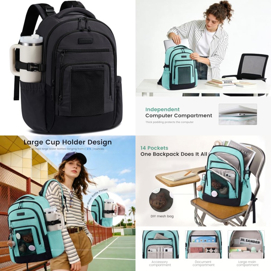 Laptop Backpack for Women with - Women'S Bags For Work บทวิจารณ์และราคา