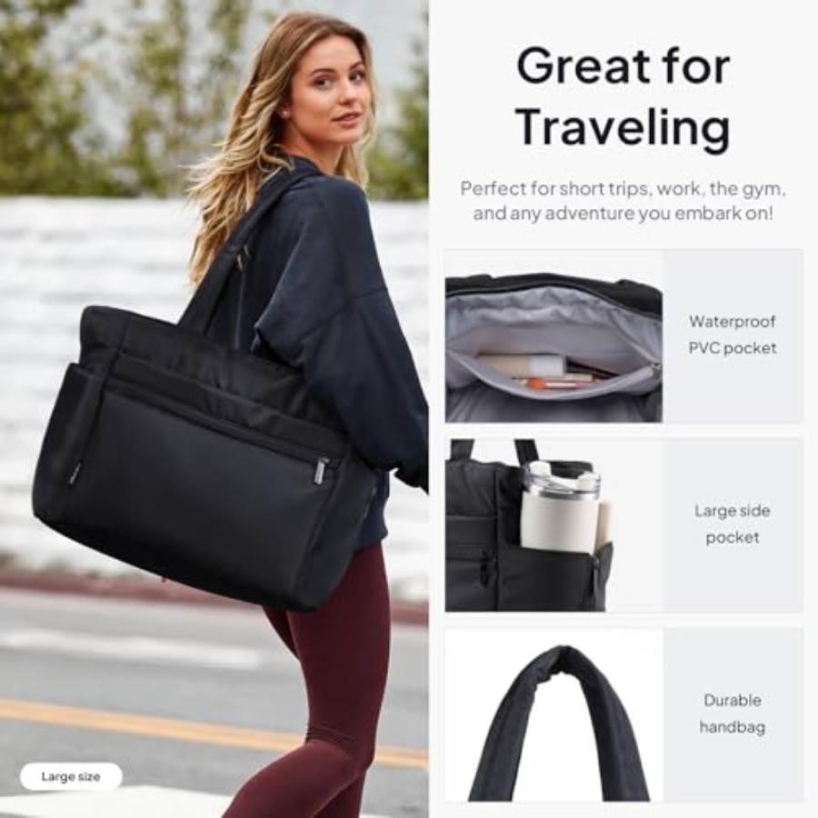 TOPEAST Tote Bag for Women Puf - Women'S Bags For Work บทวิจารณ์และราคา