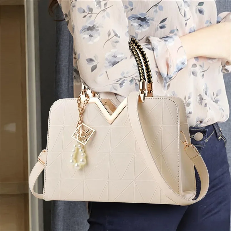 Women Handbag Patchwork Should - Women Hand Bags For Office บทวิจารณ์และราคา