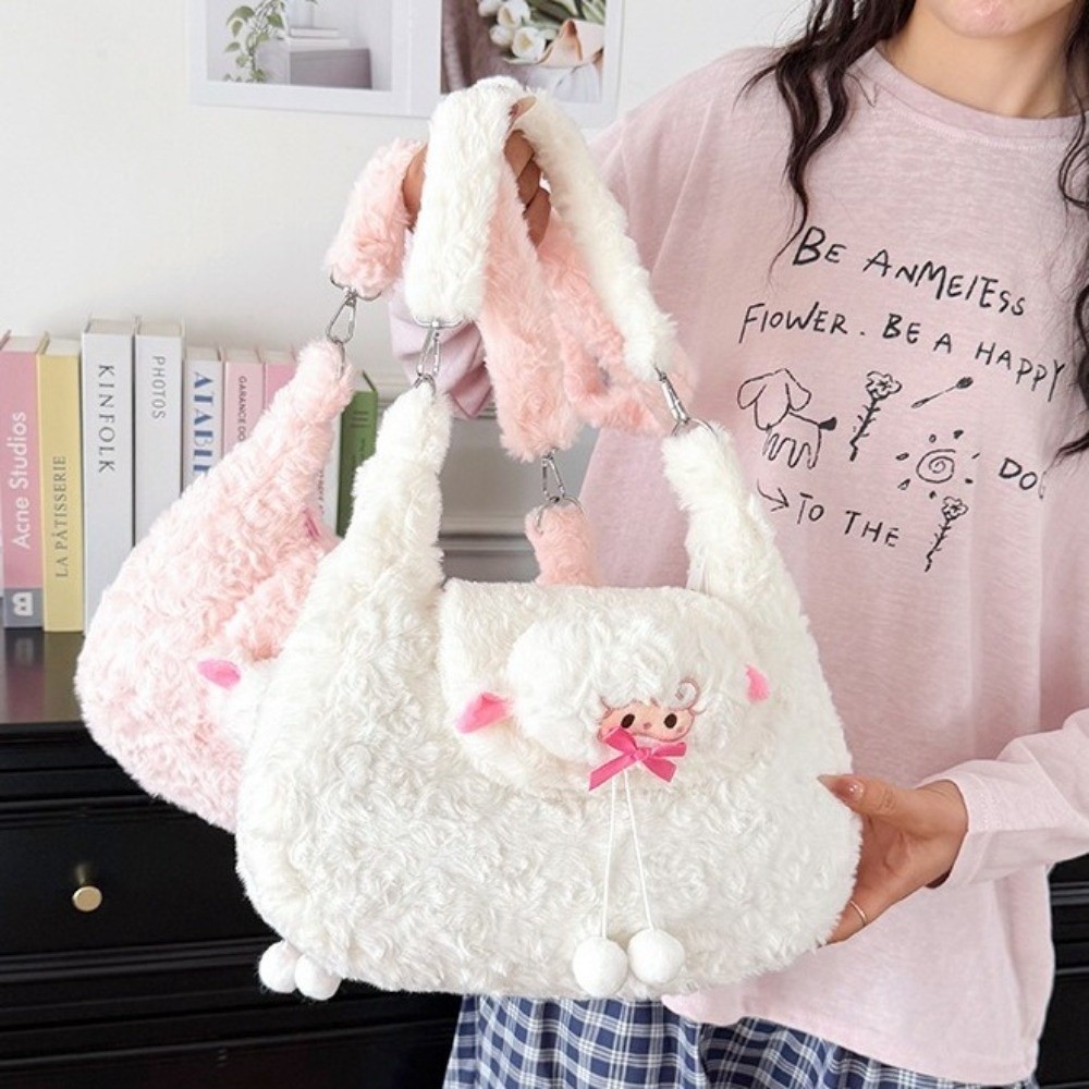 Creative Women's Bag Cute Pom  - Women Bags For Office Use บทวิจารณ์และราคา