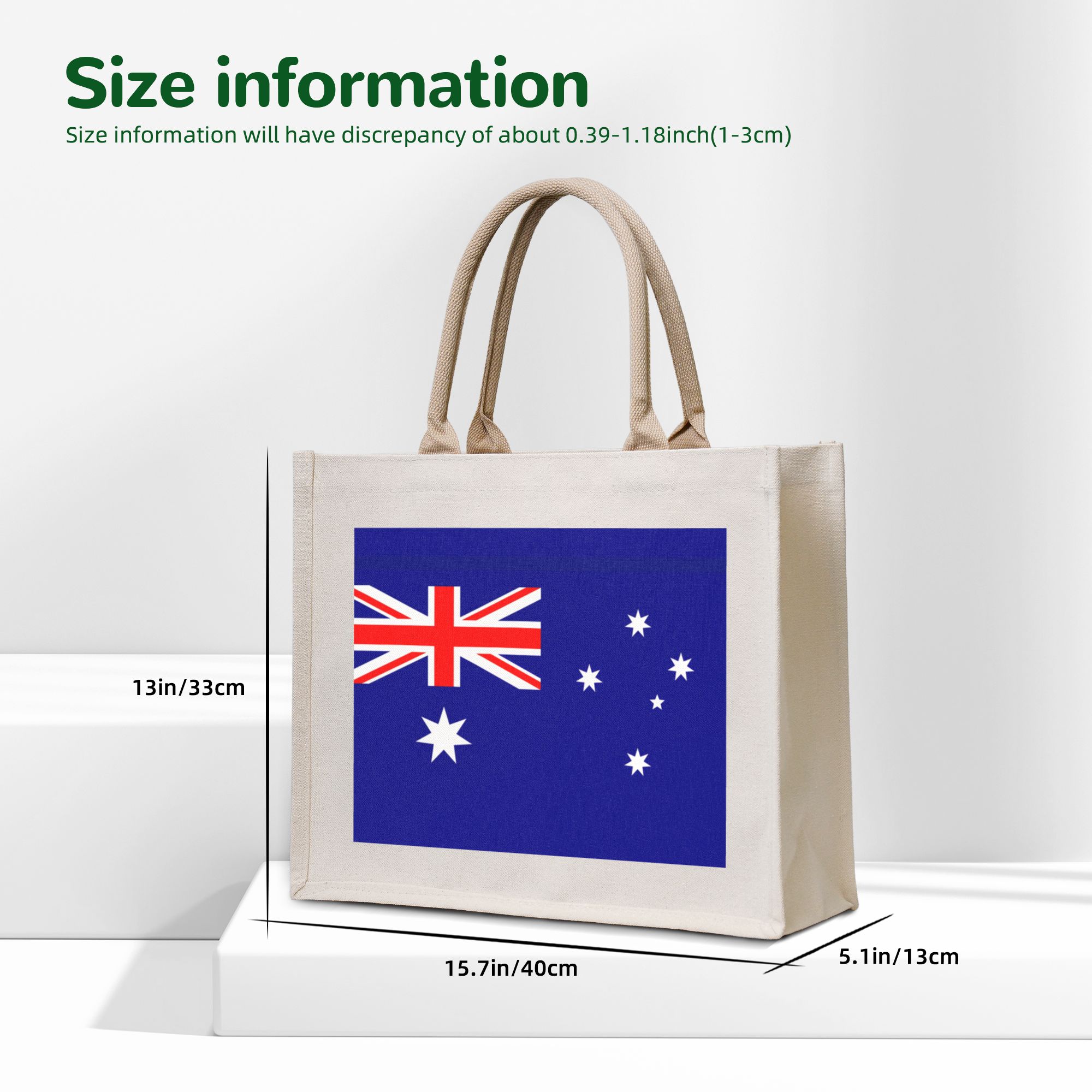Australia Flag Grocery Tote Sh - Women Bags In Australia บทวิจารณ์และราคา