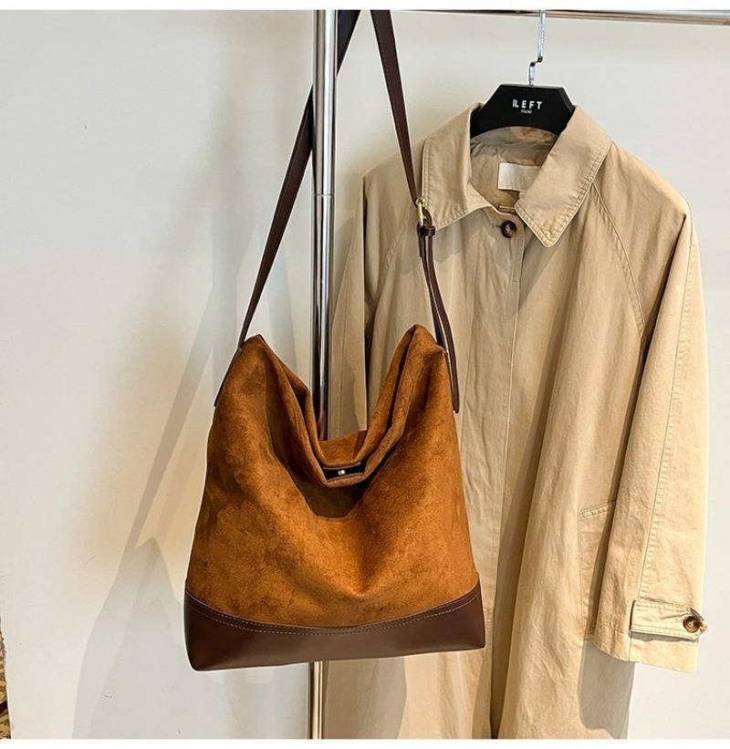 Women's Leopard Print Suede Bu - Women Hand Bags For Office บทวิจารณ์และราคา