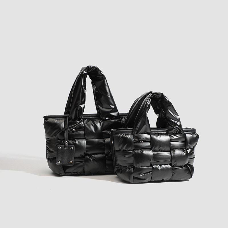 Black Down Bags Tote Bag Fashi - Women Bags In Trend บทวิจารณ์และราคา