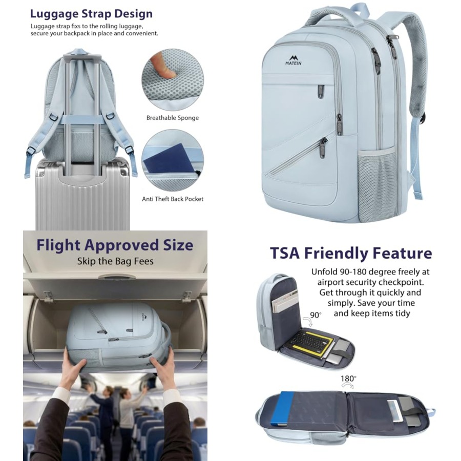 Laptop Backpack, Womens Large  - Women'S Bags For Work บทวิจารณ์และราคา