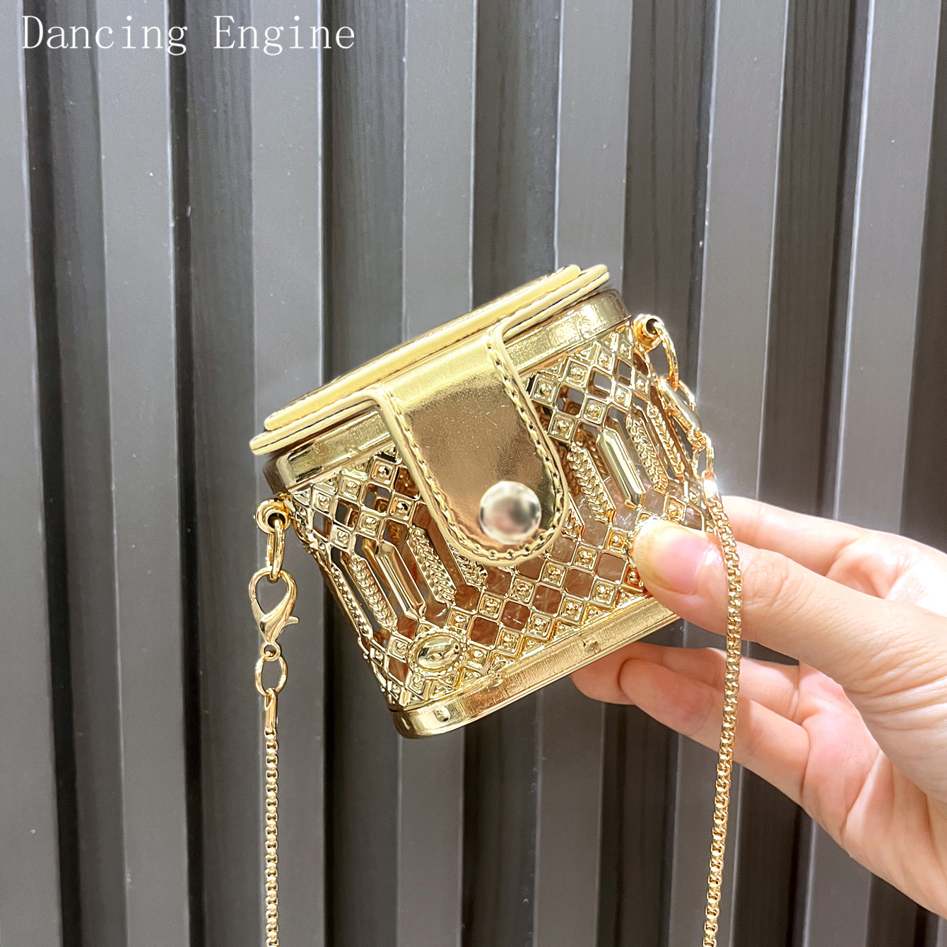 Small bag Golden Designer shou - Clutch Bag Evening บทวิจารณ์และราคา
