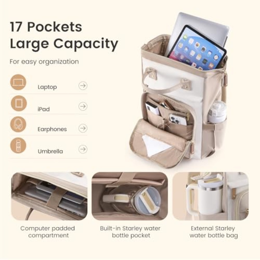 Laptop Backpack for Women Work - Women'S Bags For Work บทวิจารณ์และราคา