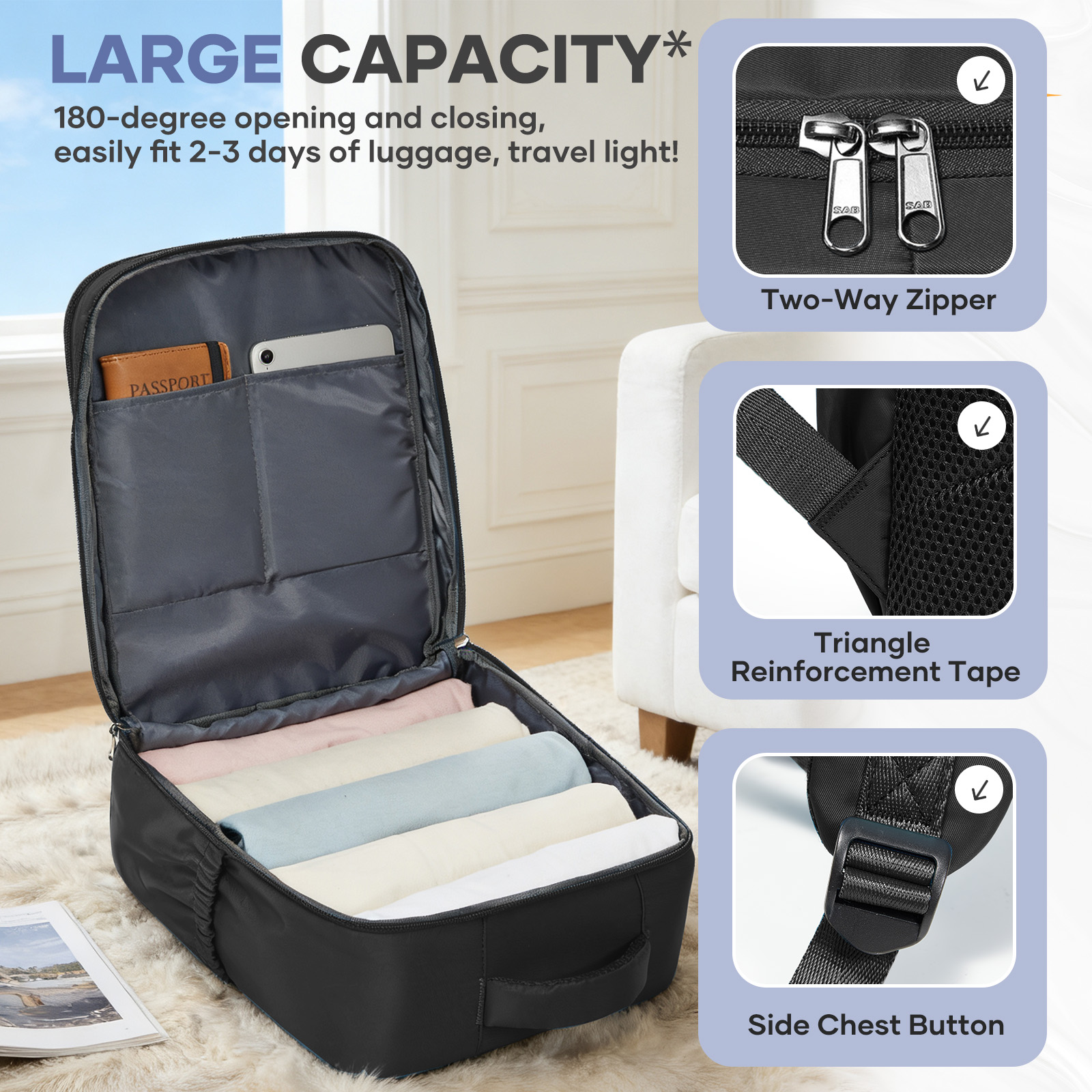 Ryanair Hand Luggage 40x30x20, - Women Hand Bags For Office บทวิจารณ์และราคา